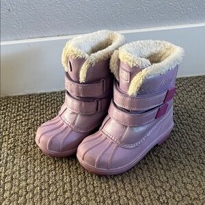 Cat & Jack Lavender Snow Boots